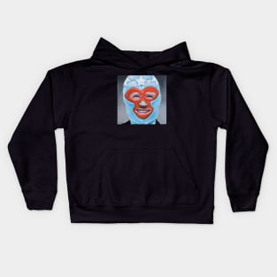 Joe: Wrestling Mask Portrait Kids Hoodie